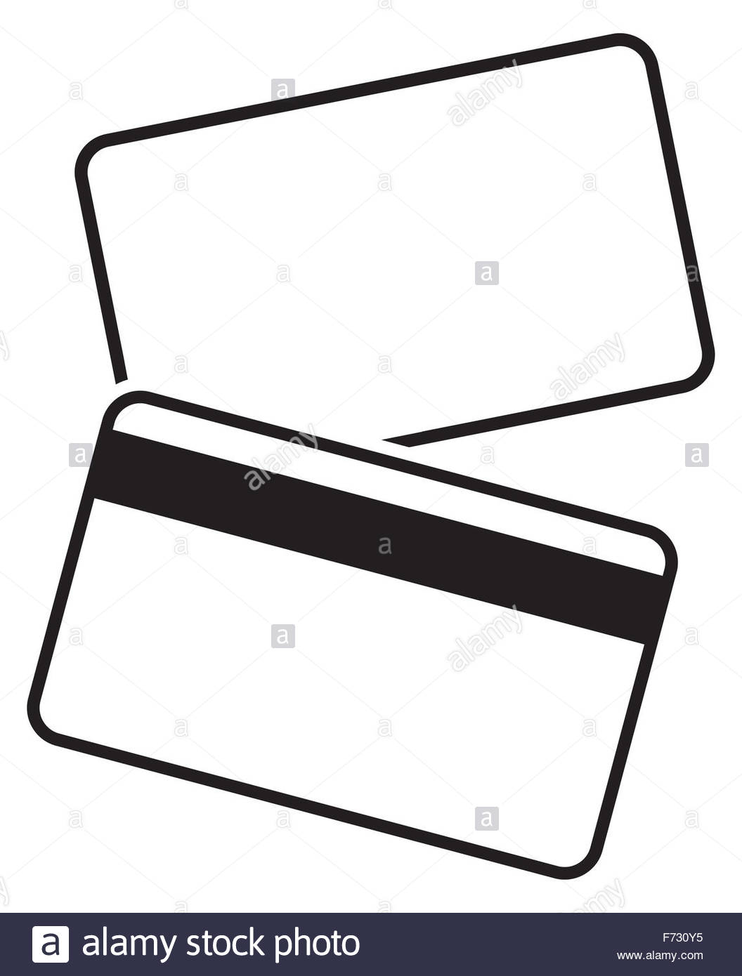 1056x1390 Frontnd Back Of Blank Debit Card Silhouette Isolated On