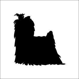 300x300 Bloodhound Silhouette Stickers