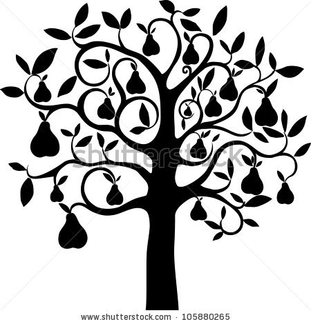 450x470 Pear Blossom Clipart