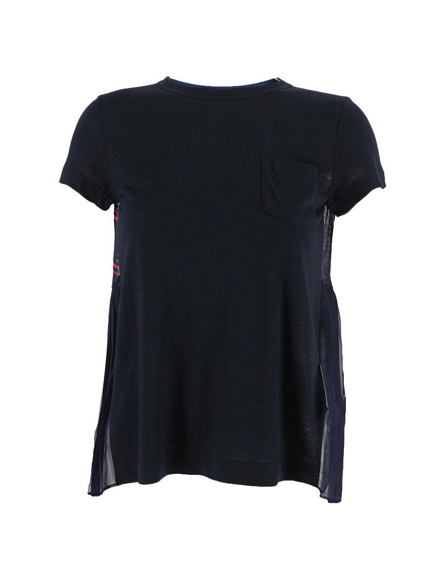 850x1100 Sacai Shop Sacai Silhouette Back T Shirt