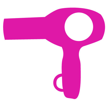 453x436 Monogram Hair Dryer File For Cutting Machines Svg And Silhouette
