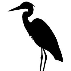 Blue Heron Silhouette Clip Art at GetDrawings | Free download