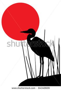 236x347 Heron Bird Vector Silhouettes Bird Silhouettes