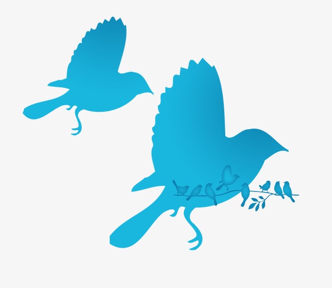 650x564 Blue Bird Silhouette, Blue Jays, Bird Silhouette, Creative Png