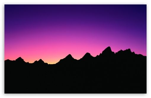 510x330 Dawn Silhouette Of The Mountains Near Ruatha Hold, As Seen By