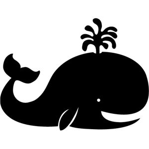 300x300 Whale Silhouette Design, Silhouette And Cricut