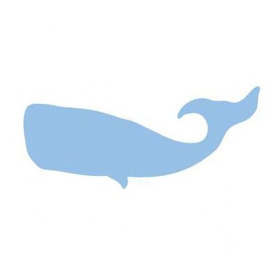 400x400 Whale Silhouette Cut Out Silhouette From Cardboard And Cover