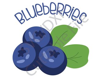 340x270 Blueberries Svg Etsy