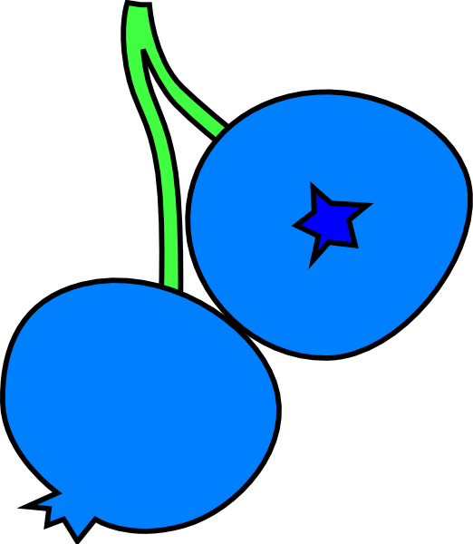 522x600 Image Of Blueberry Clipart