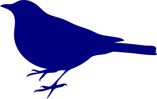 600x380 Blue Bird Silhouette Clip Art