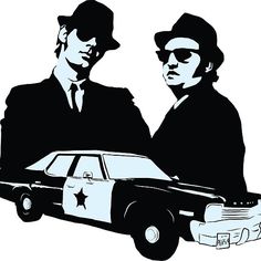 Blues Brothers Silhouette