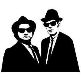 Blues Brothers Silhouette at GetDrawings | Free download