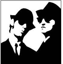 209x212 Blues Brothers Stencil By !six Hundred On Stencils