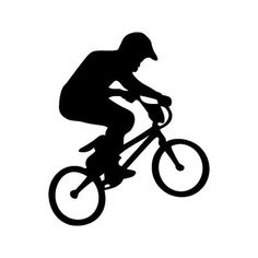 236x236 Skater Wall Decal Bmx, Silhouettes And Stenciling