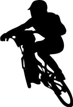 234x345 Wallhogs Bmx Silhouette Iv Cutout Wall Decal Amp Reviews Wayfair