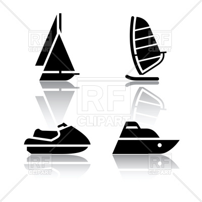 400x400 Boat, Sailing Ship And Jet Ski