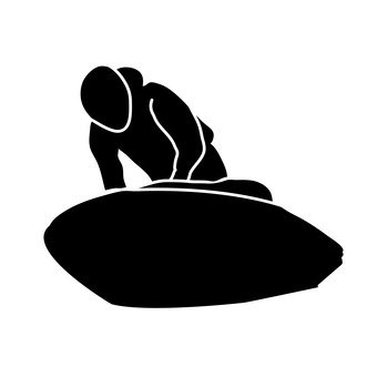 340x340 Free Silhouettes Icon, An Illustration