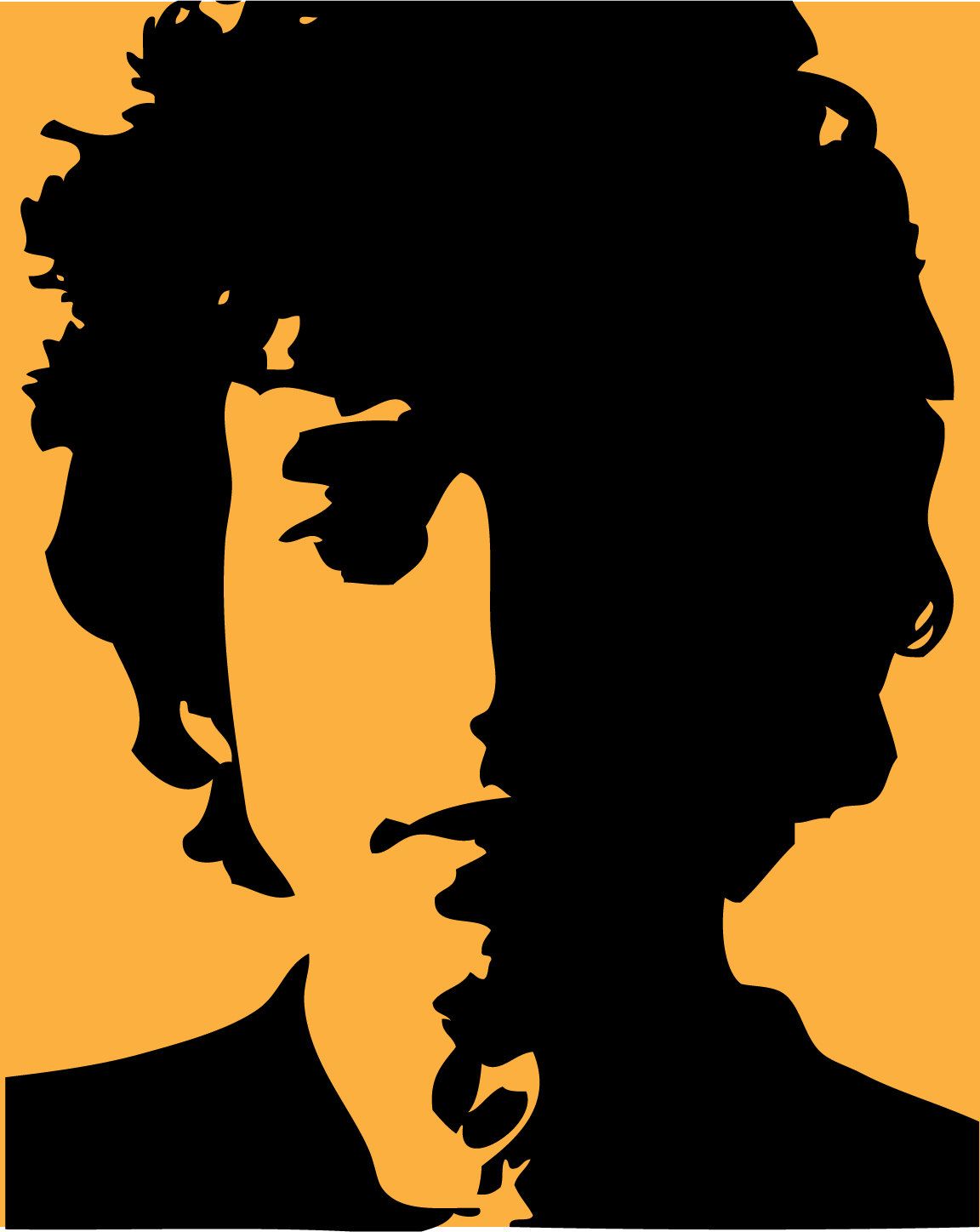 Bob Dylan Silhouette at GetDrawings | Free download