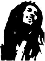 Bob Marley Silhouette at GetDrawings | Free download