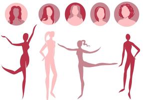 286x200 Woman Body Shape Free Vector Art