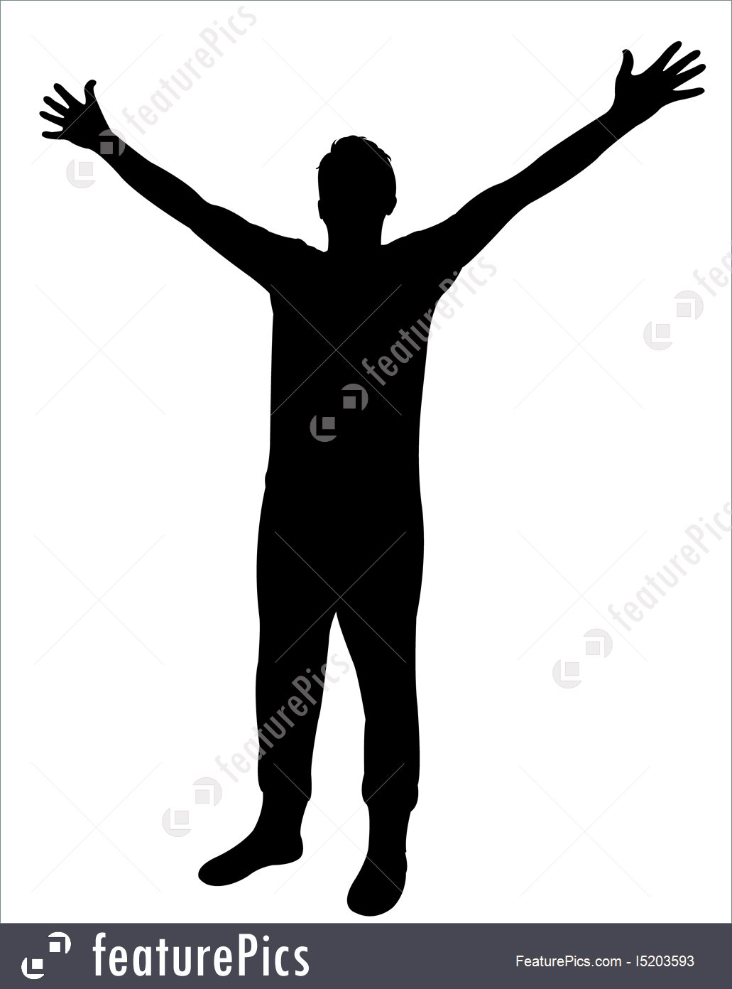 1031x1392 A Man Body Silhouette Vector