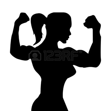 450x450 Woman Clipart Bodybuilder