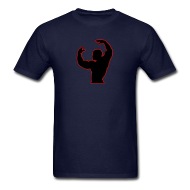 190x190 Bodybuilder Silhouette By Fratpete Spreadshirt