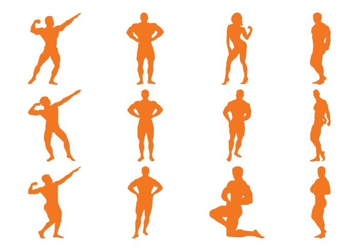 700x490 Bodybuilder Silhouettes