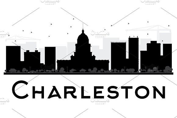 580x386 Charleston City Skyline Silhouette