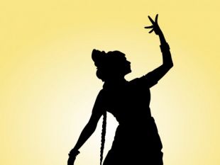 310x233 Indian Dancer On The Floor Silhouette Free Vectors Ui Download