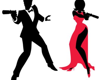 340x270 Spy Silhouette Etsy
