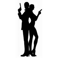 225x225 James Bond Silhouette