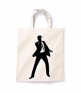 263x300 James Bond Silhouette Canvas Tote Shopping Bag Cotton Printed