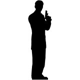 160x160 Secret Agent Male (James Bond Style) Double Pack