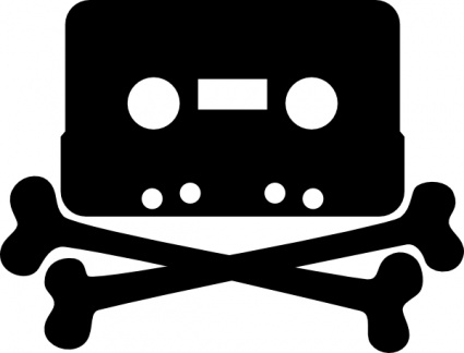425x324 Cassette Bones Clip Art Vector, Free Vectors