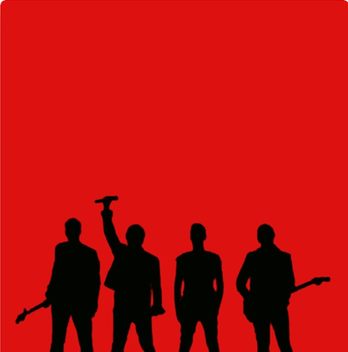 348x352 U2 Silhouette The Joshua Tree Tour Canvas Prints By