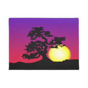 307x307 Bonsai Tree Silhouette Home Decor Amp Pets Products Zazzle