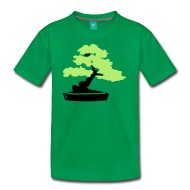 190x190 Shop Tree Bonsai Silhouette Leaves T Shirts Online Spreadshirt