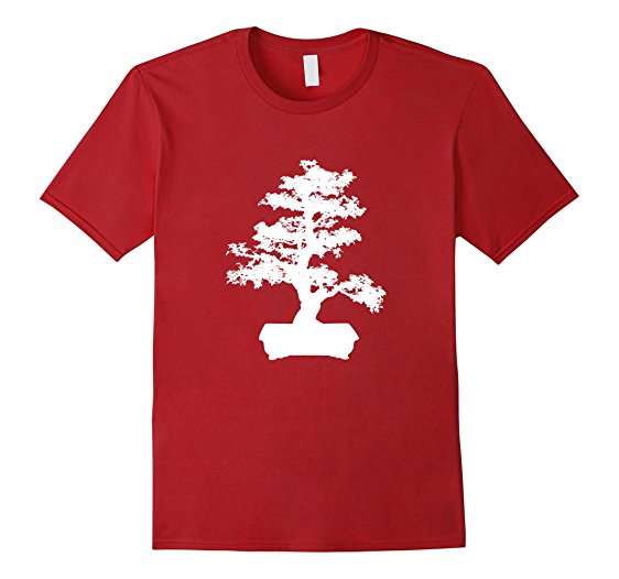 562x526 Bonsai Tree Silhouette T Shirt