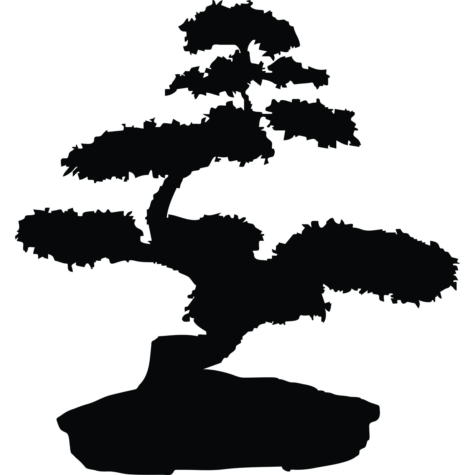 Bonsai Tree Silhouette at GetDrawings | Free download