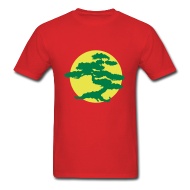 190x190 Shop Tree Silhouette Bonsai T Shirts Online Spreadshirt