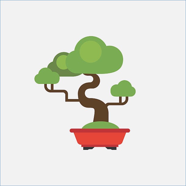 612x612 Bonsai Tree Clipart