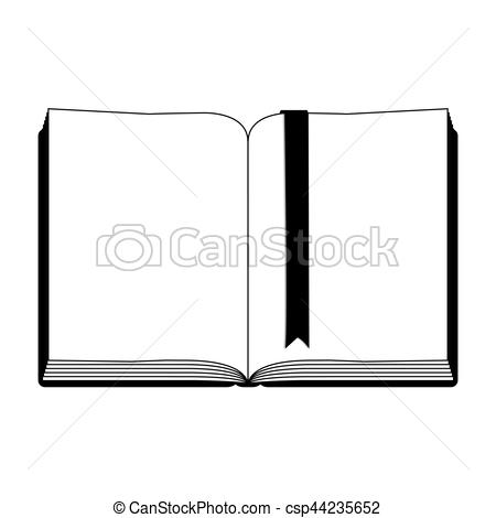 450x470 Open Book Silhouette Clip Art