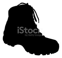 212x200 Hiking Boot Silhouette Stock Vectors
