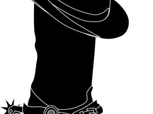 220x165 Cowboy Boots Clipart Free Cowboy Cowgirl Silhouette Clip Art Use