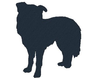 340x270 Collie Silhouette Etsy