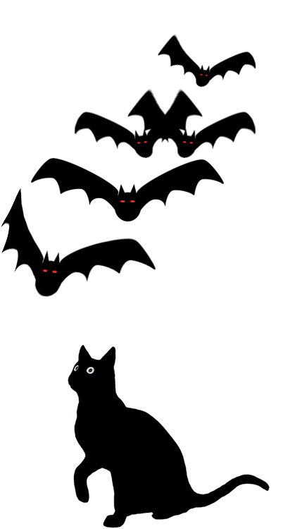 402x750 Halloween Border Silhouettes Fun For Christmas