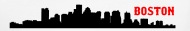 190x31 Boston Skyline Silhouette By Design All Day Spreadshirt