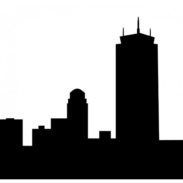 600x600 Boston Skyline Silhouette Infinity Cowl Skyline