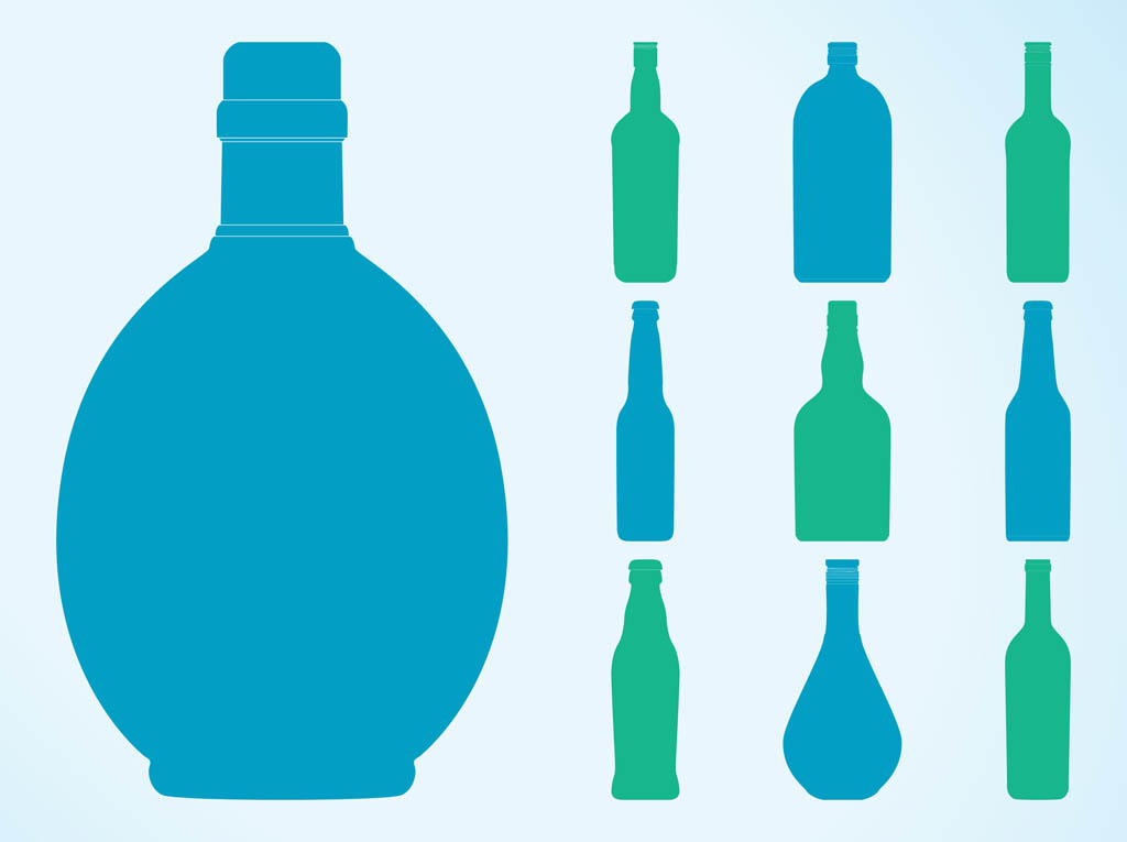 1024x765 Bottle Silhouettes Vector Art Amp Graphics